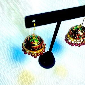 Vintage Clossione Lampshade Earrings